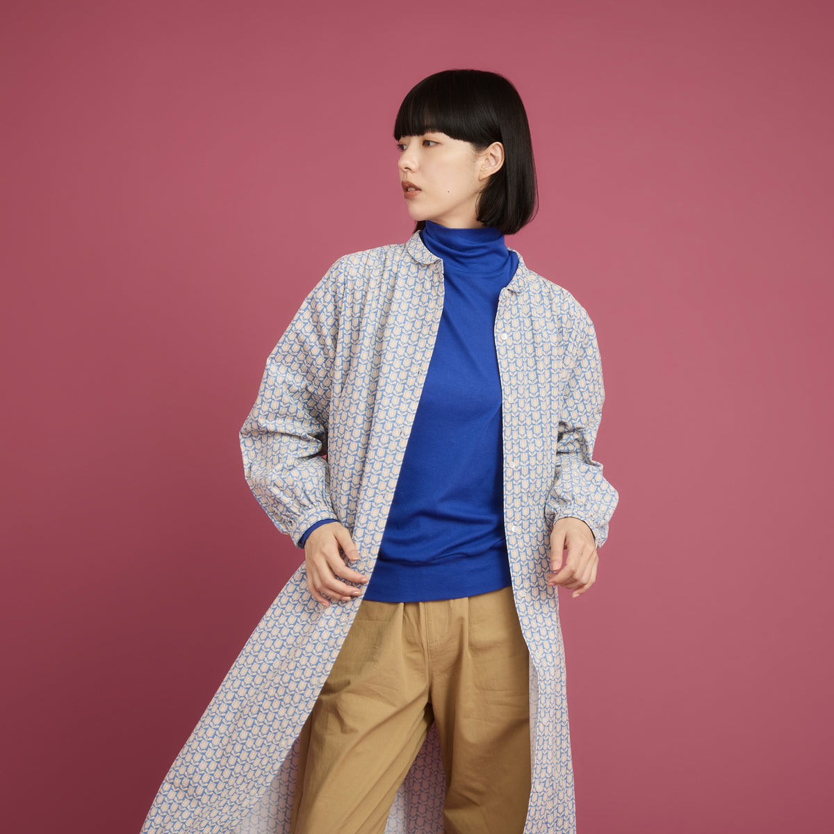 Pont de Chalonsコットンストレートパンツ(2610)