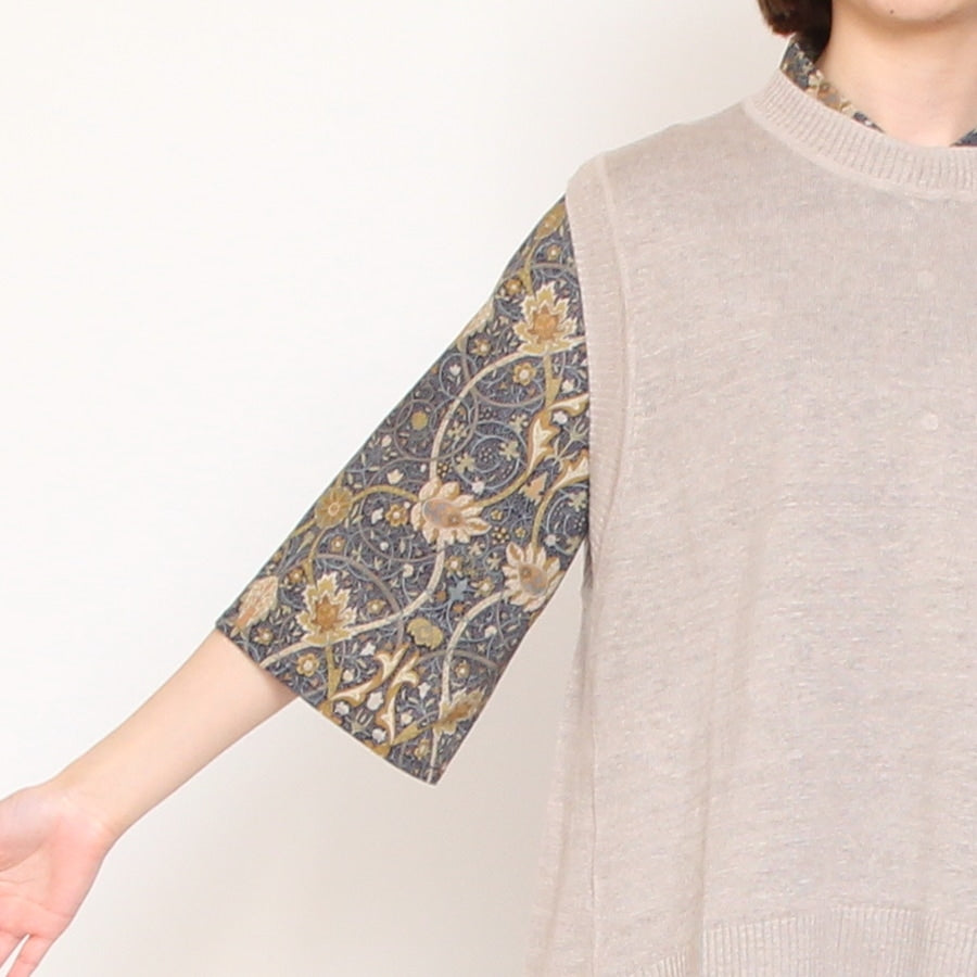 【40%OFF】【ラスト1点ずつ】Mao madeリネンAラインベスト