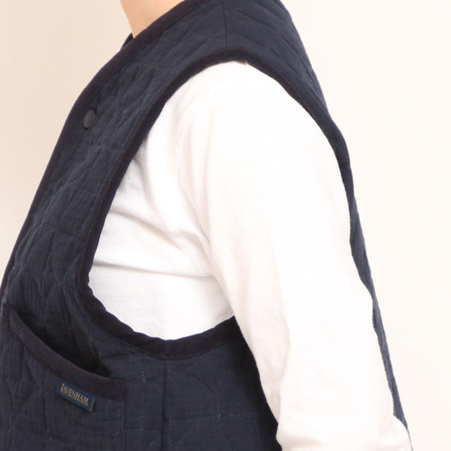 【GREENのみ 残り僅か】LAVENHAM CROPPED THORNHAM24　ベスト