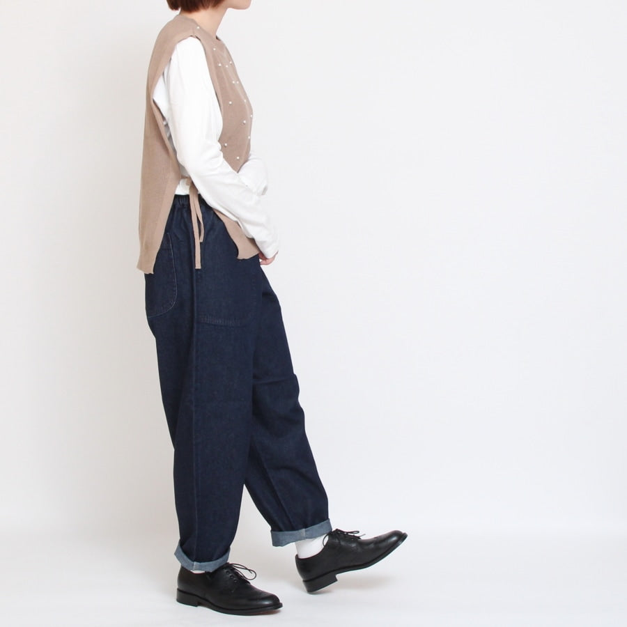 【50%OFF】sosottoパールニットベスト