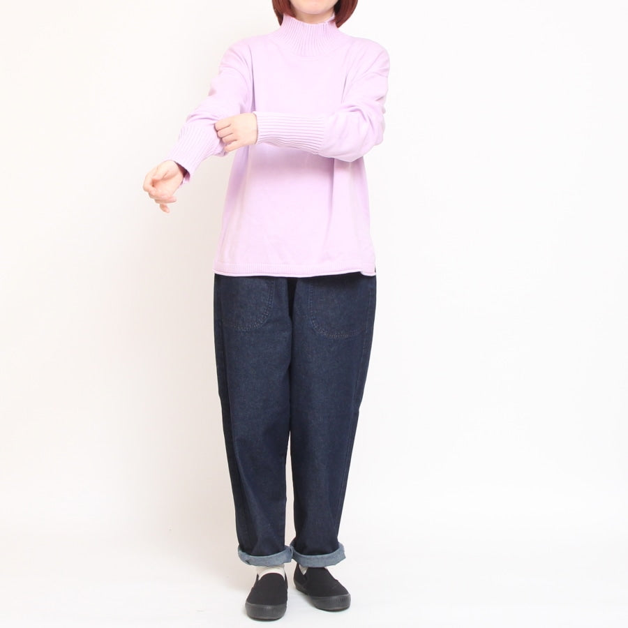 【MINTのみ】mao madeソフトコットンハイネックプルオーバー(2411)