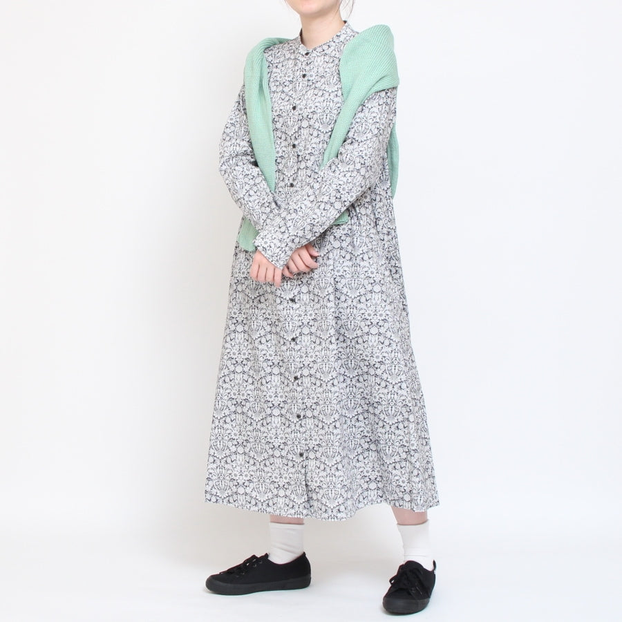 【20％OFF】【BLUEのみ 残り僅か】リバティバンドカラーフレアワンピース(2501)