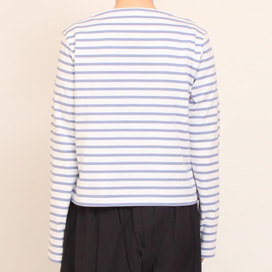 ORCIVALボーダー長袖Tシャツ