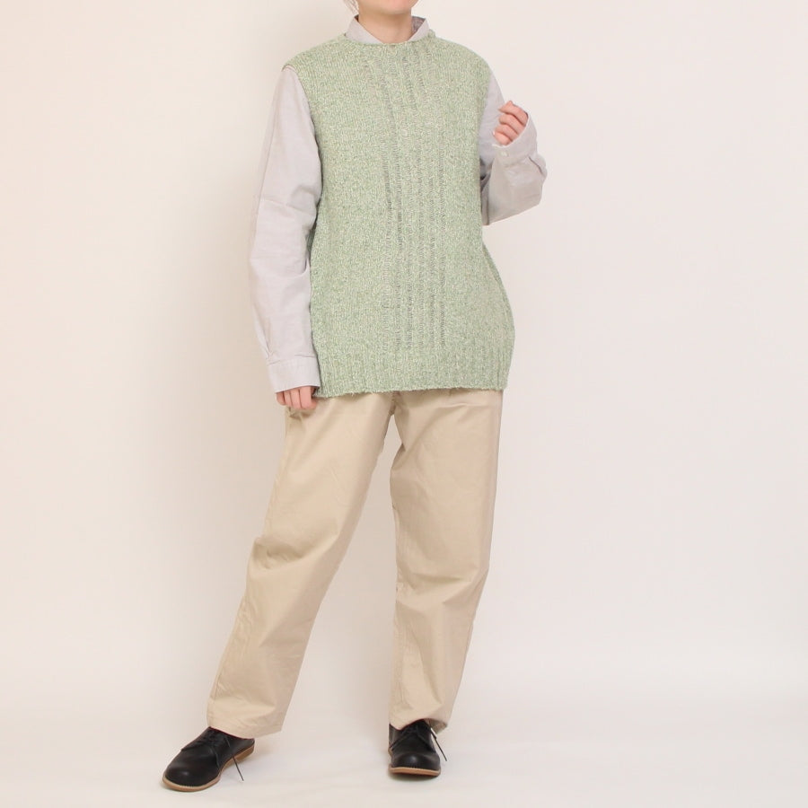 【30％OFF】【PURPLE・GRAYのみ ラスト１点ずつ】to touchオックス刺繍シャツ