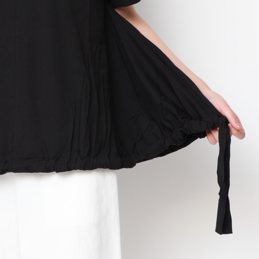 【70%OFF】【WHITEのみラスト1点】Kelenワイド裾ギャザープルオーバー