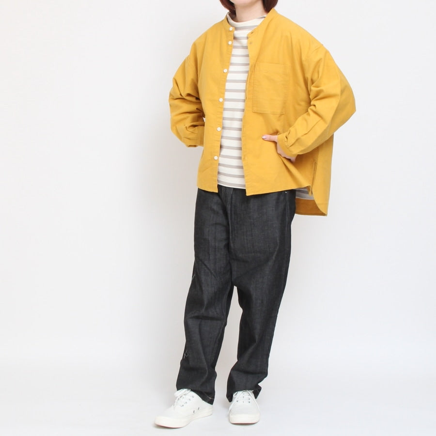 【20%OFF】【BLACKのみ ラスト1点】D.M.GフランネルBIGポケットシャツ