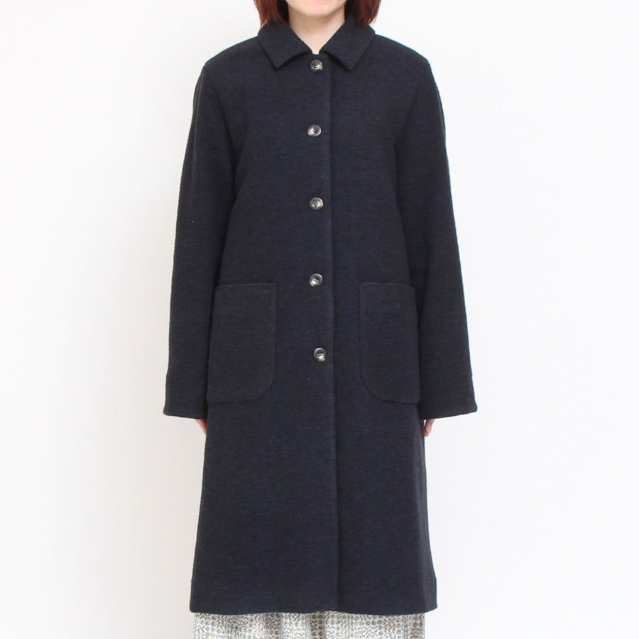 【再値下げ・40%OFF】【CHACOAL GRAY ラスト1点】裏リバティステンカラーコート(2410)