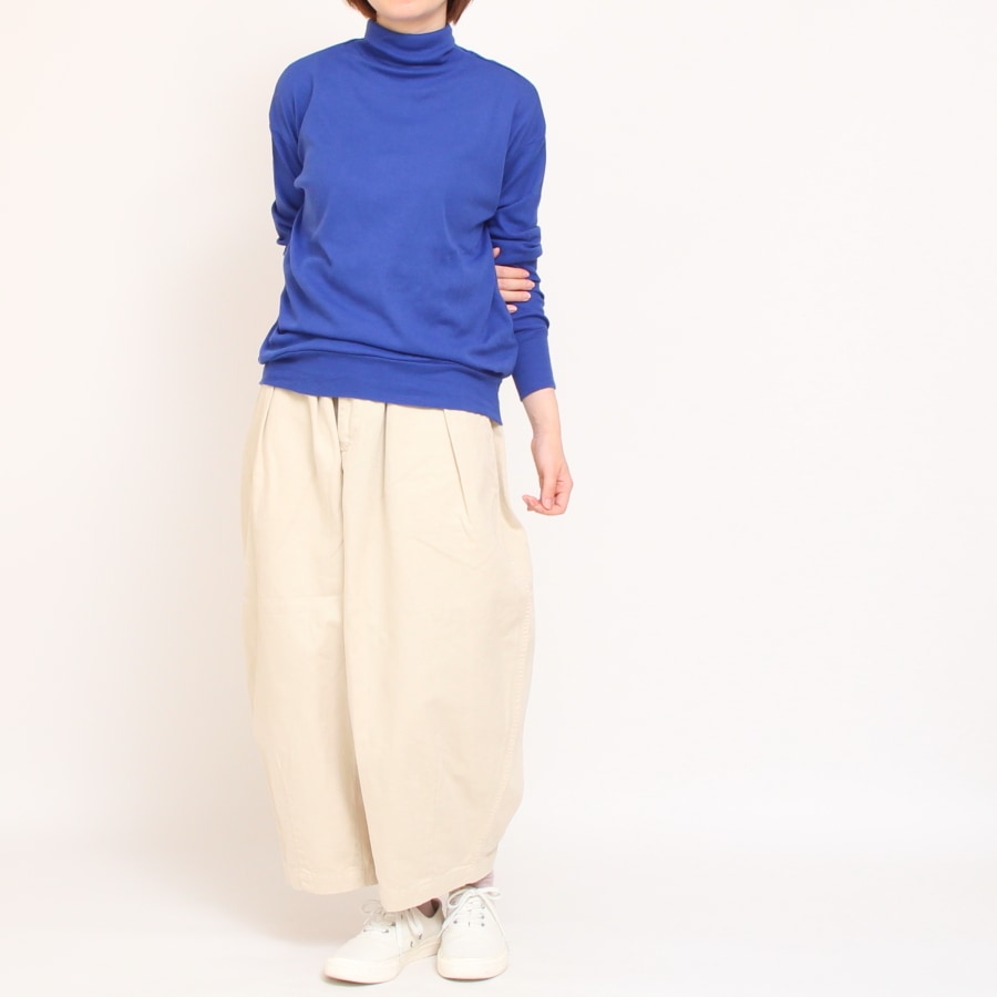【GREEN・BLACKのみ ラスト1点ずつ】NARUハイネックゆったりプルオーバー24