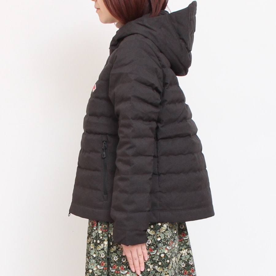 【CHARCOAL GRAY　Sサイズのみ】DANTONウールライクミドルダウンジャケット24