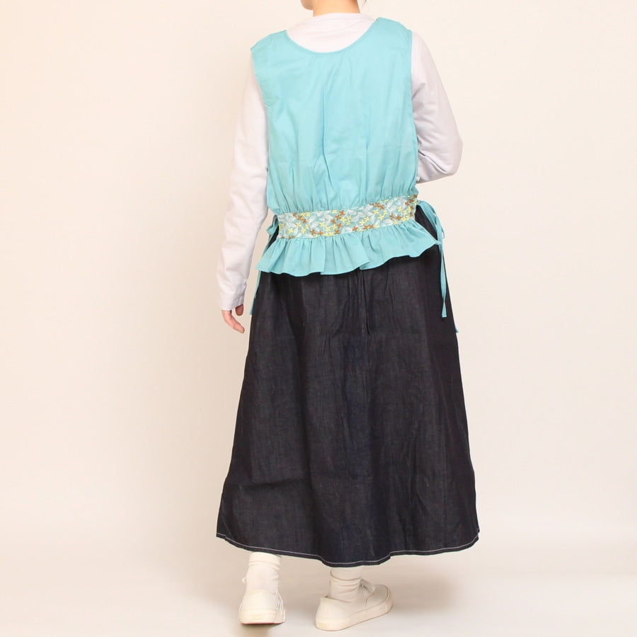 【30％OFF】NARUフラワー刺繍2WAYベスト