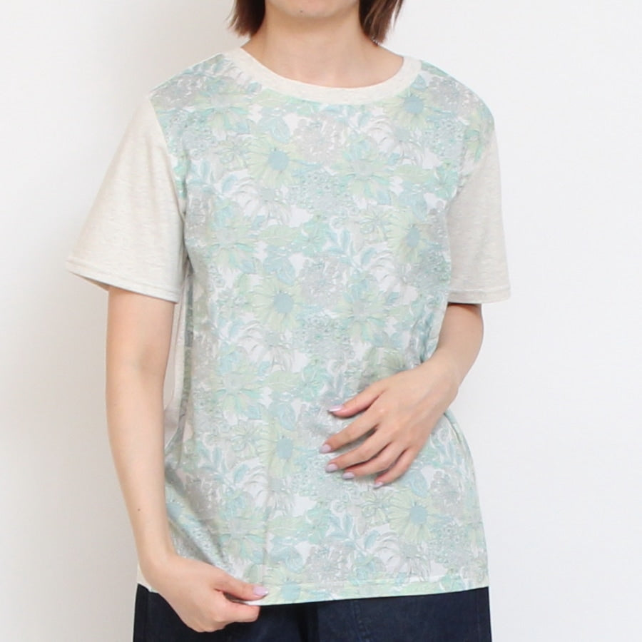 【BEIGEのみ　ラスト1点】LIBERTY MIX Tシャツ(2507)