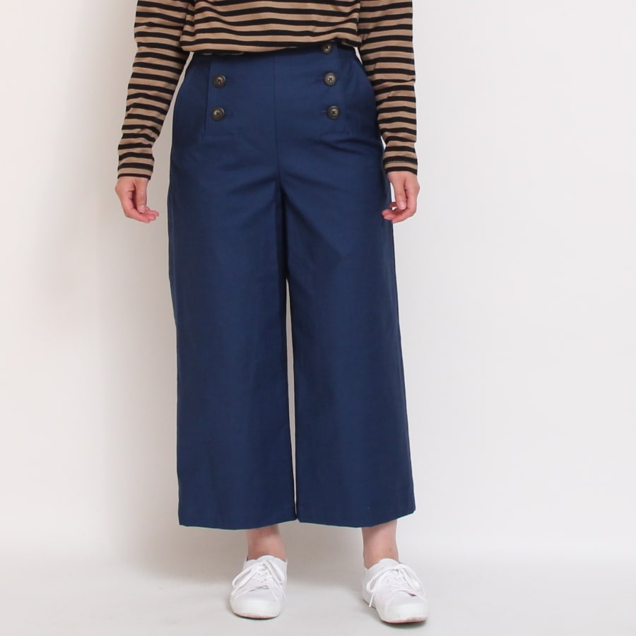 【20%OFF】【SAX３６サイズのみ ラスト1点】Le minorマリンパンツ(2303)