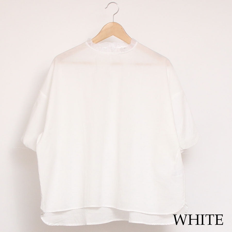 【WHITE・BLUE ラスト１点ずつ】NARUふんわりローンリエカブラウス24