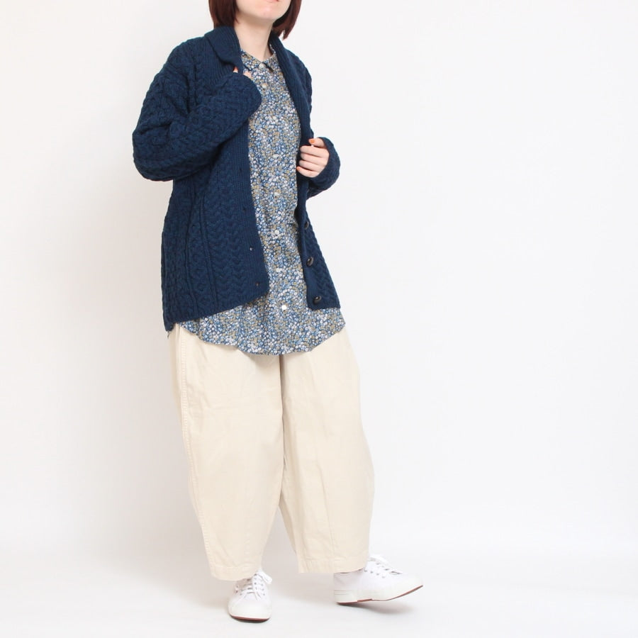 【40％OFF】【CHARCOAL GRAYのみ ラスト1点】Aran Woollen Millsショールカーディガン24