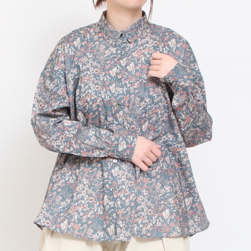 【SAXのみ ラスト1点】LIBERTY Aライン切替シャツ