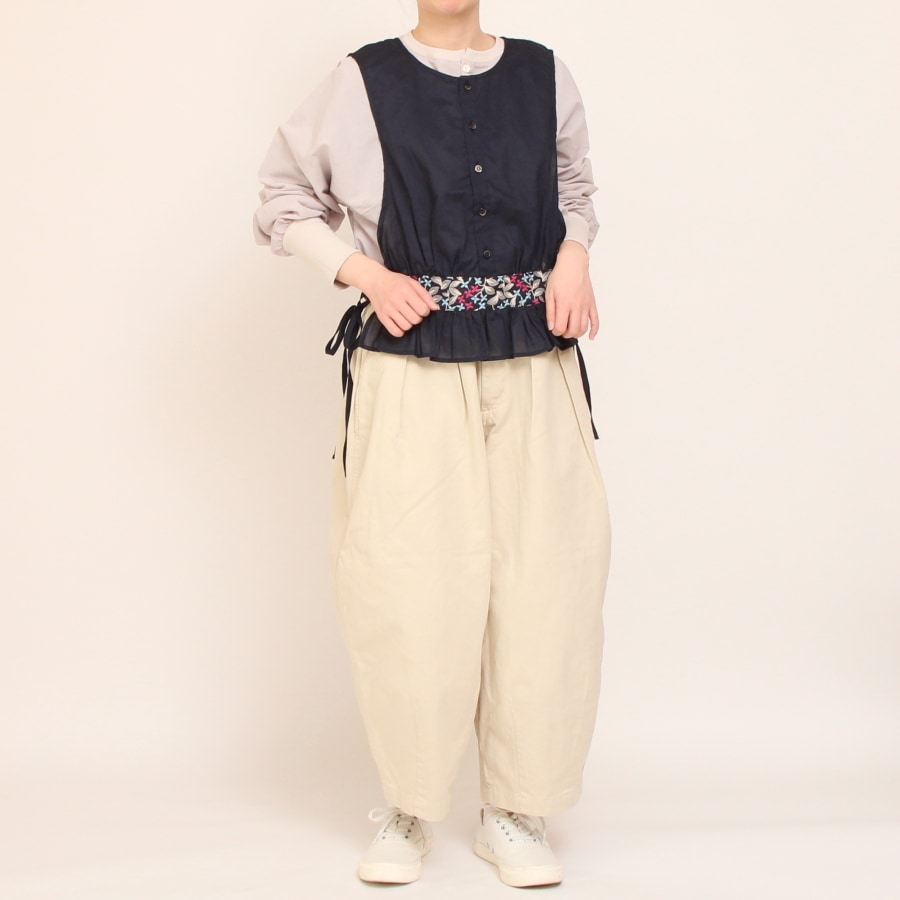 【30％OFF】NARUフラワー刺繍2WAYベスト