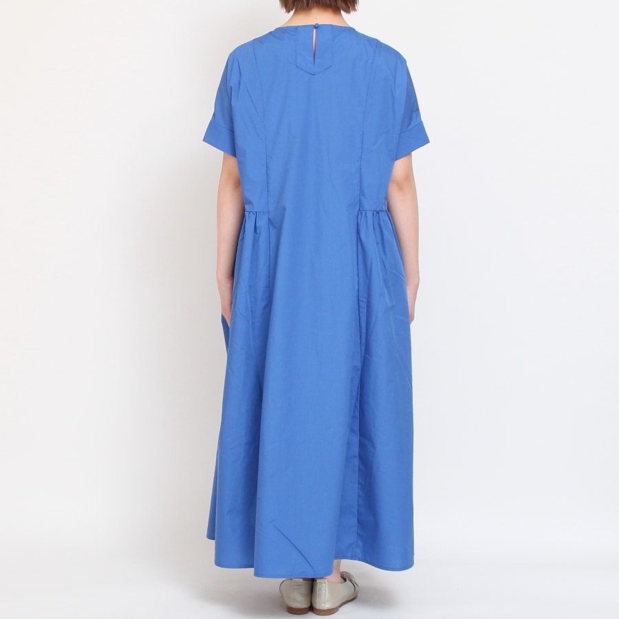 【再値下げ・50%OFF】【BLUEのみラスト１点】Kelen フロントタックデザインワンピース
