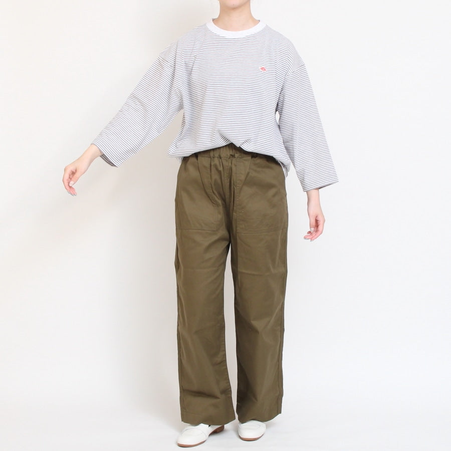 【GRAYのみ ラスト1点】DANTONクルーネック7分袖Tシャツ