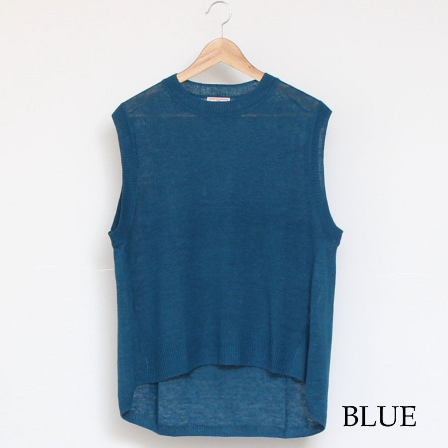 【40%OFF】【ラスト1点ずつ】Mao madeリネンAラインベスト