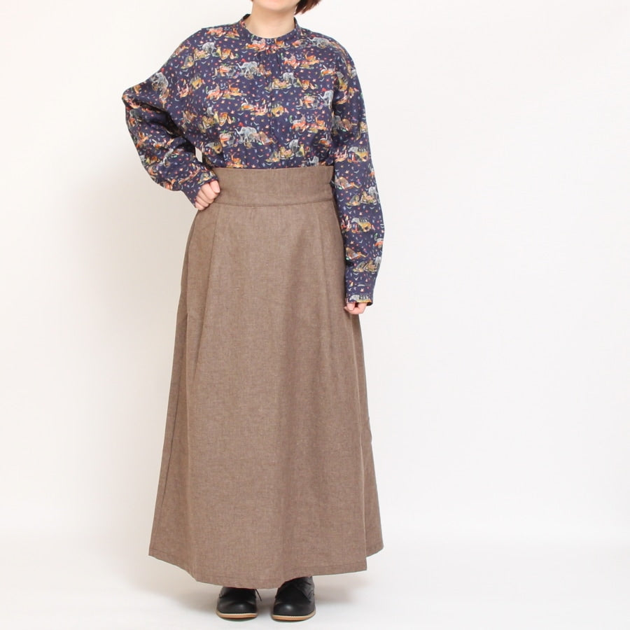 【20％OFF】【NAVYのみ残り僅か】24animals前後差モックネックプルオーバー(2409)