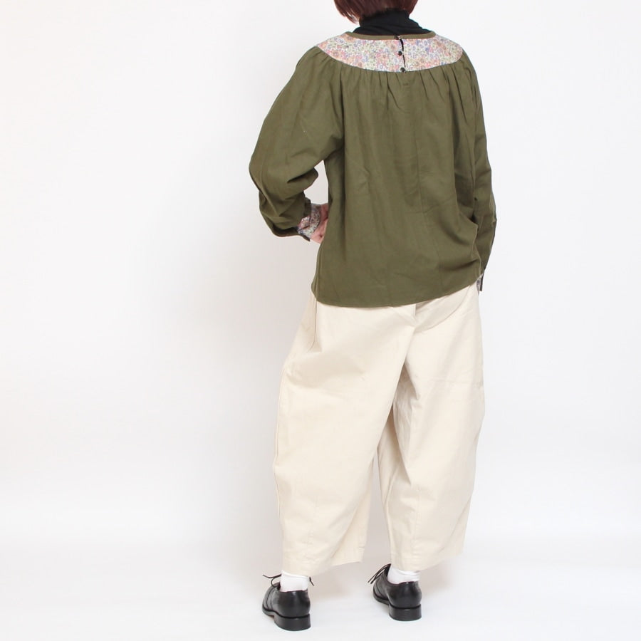 sosotto LIBERTY使い起毛プルオーバー