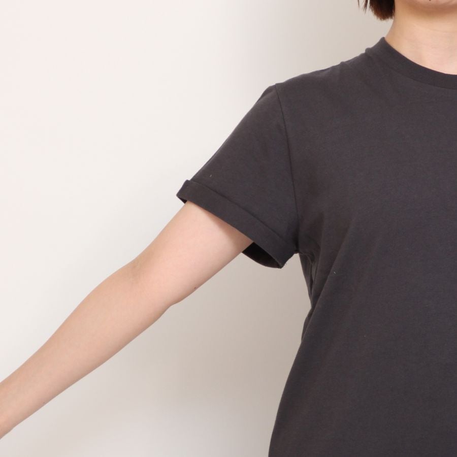 【WHITEラスト1点】GYMPHLEXロゴ刺繍Tシャツ