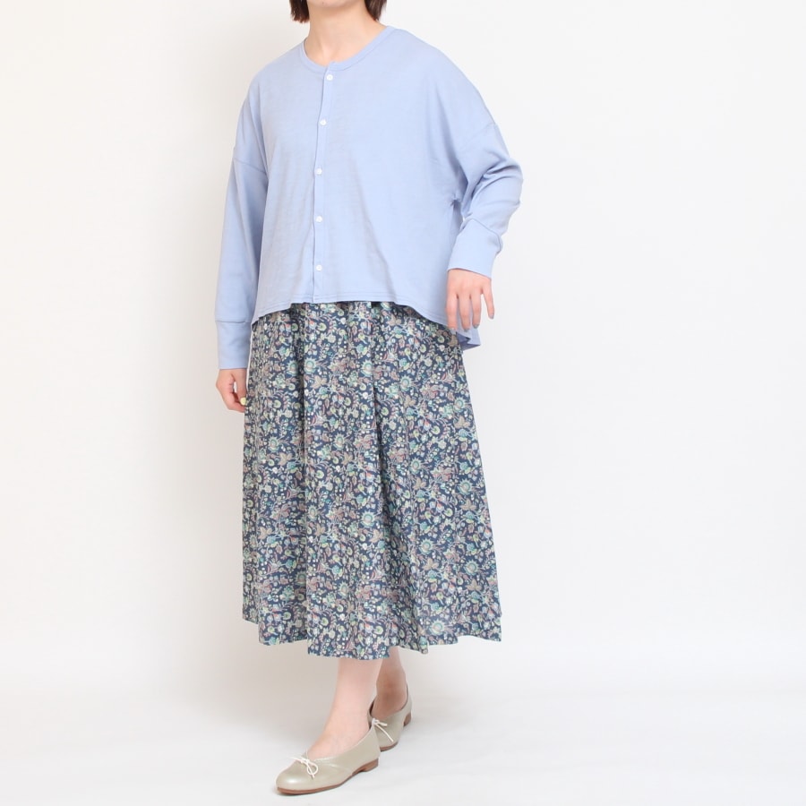 【20％OFF】【ラスト1点ずつ】NARU ガーゼフライス ショートカーディガン