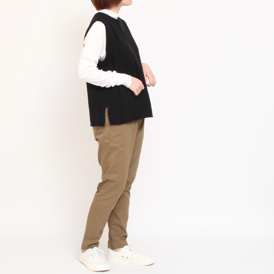 【GREEN・BLACKのみ ラスト1点ずつ】NARUハイネックゆったりプルオーバー24