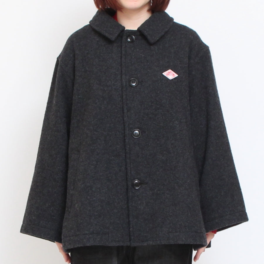 【再値下げ・40％OFF】【NAVYのみ ラスト1点】DANTONウールパイルステンカラージャケット24