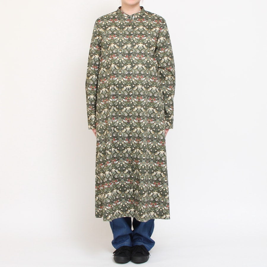 【20％OFF】【BLUEのみ 残り僅か】リバティバンドカラーフレアワンピース(2501)