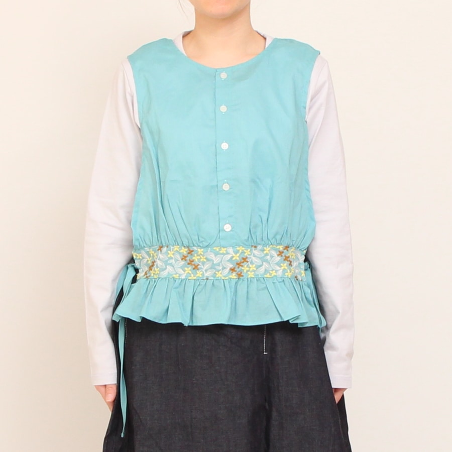【30％OFF】NARUフラワー刺繍2WAYベスト