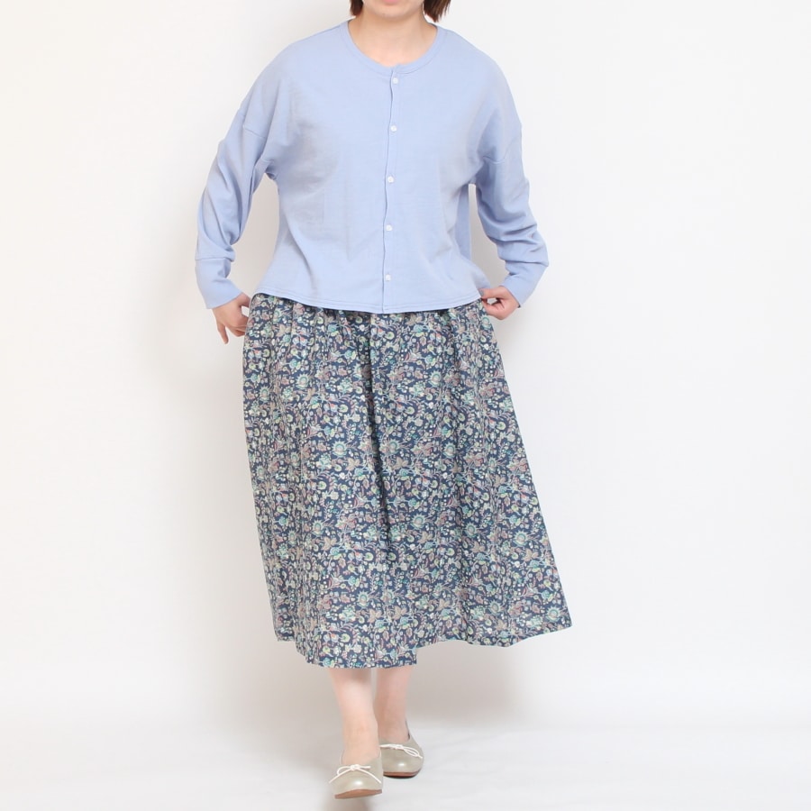 【20％OFF】【ラスト1点ずつ】NARU ガーゼフライス ショートカーディガン