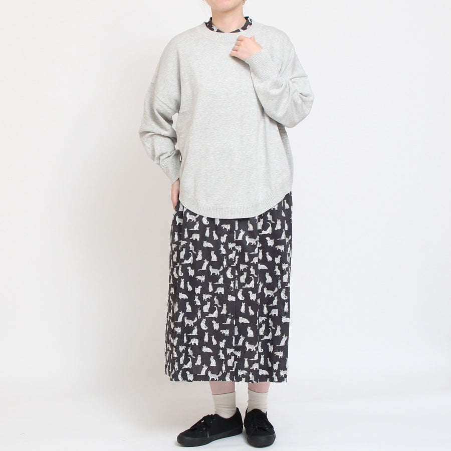 【期間限定20％OFF】【BLUEラスト1点・本店限定商品】リバティ半袖ドロストワンピース(2508)