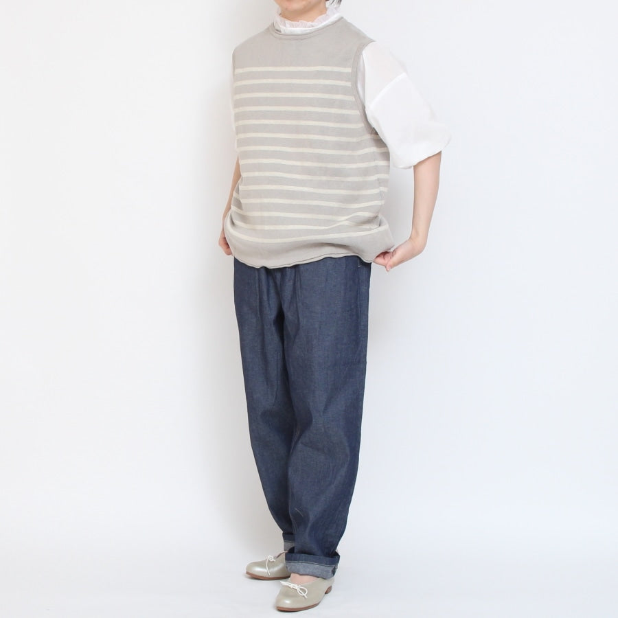 【WHITE・BLUE ラスト１点ずつ】NARUふんわりローンリエカブラウス24