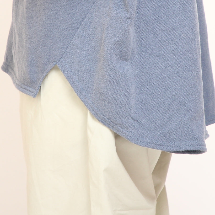 【再値下げ】NARU裏毛×シーチングワッシャープルオーバー