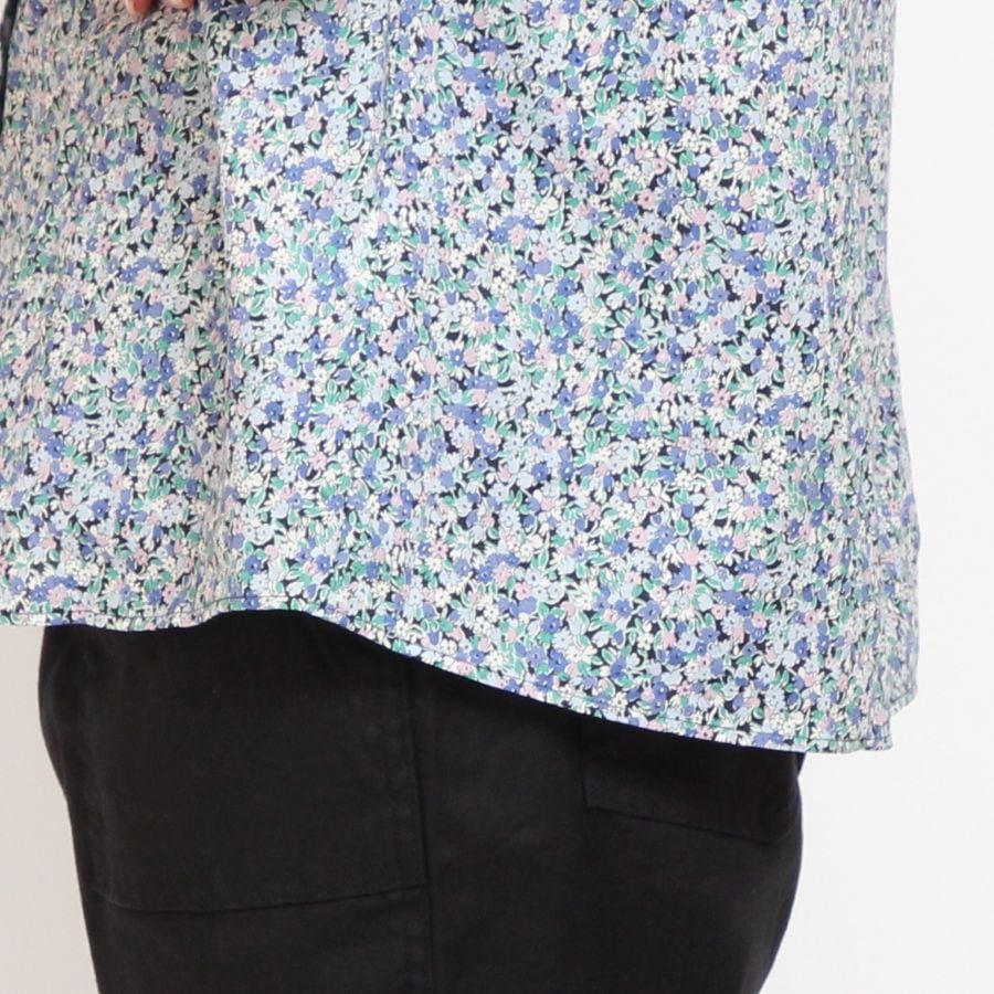 【20％OFF】【YELLOWのみ ラスト1点】HOKKOH LIBERTY ミニカラー袖シャーリングSH2505