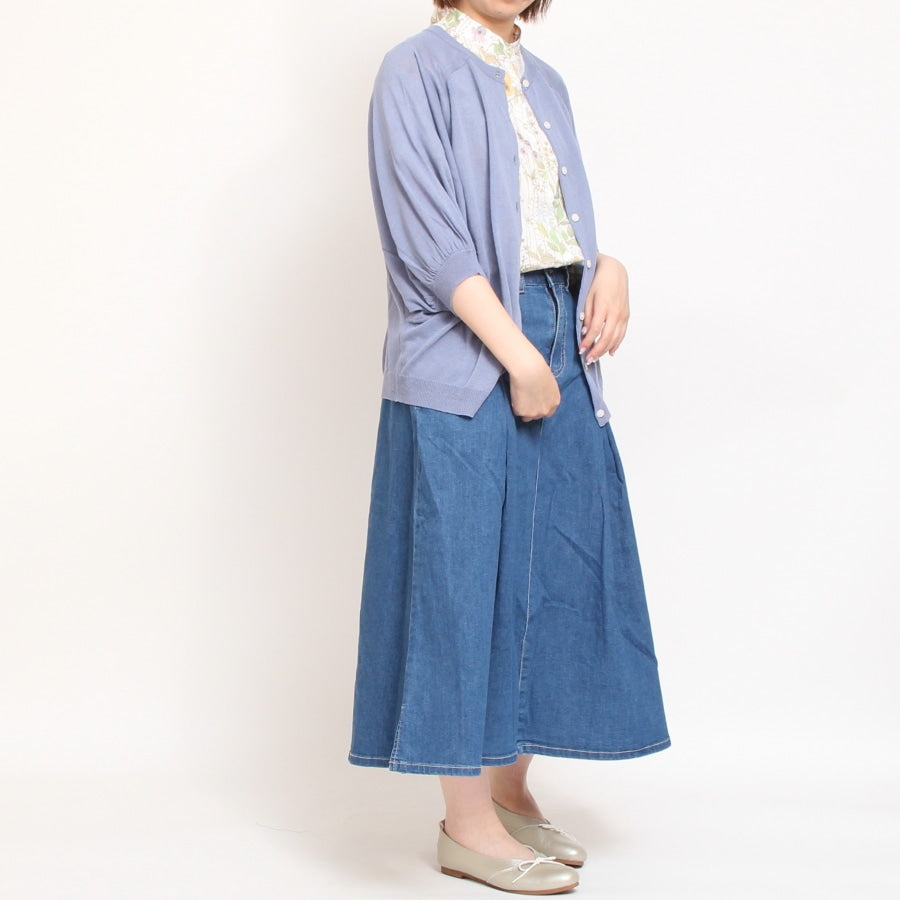 【40%OFF】【SAXラスト1点】mao made 前後2WAYドルマンカーディガン(2506)