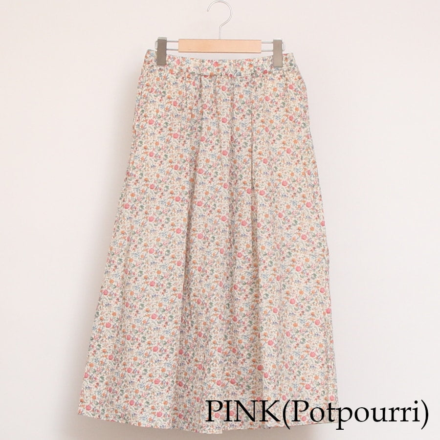 【20％OFF】【ラスト1点ずつ】NARU UNIリバティ フレアスカート