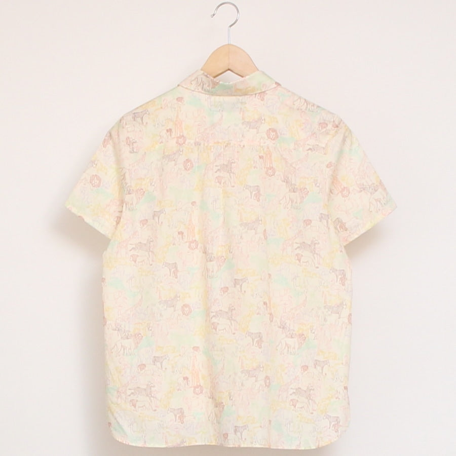 【20%OFF】【GREEN・NAVYラスト1点ずつ】リバティ半袖レギュラーシャツ(2507)