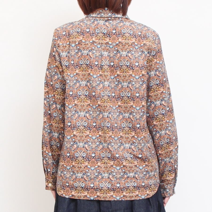 【20％OFF】【CAMELのみ ラスト1点】コーデュロイLIBERTYボックスレギュラーシャツ(2411)