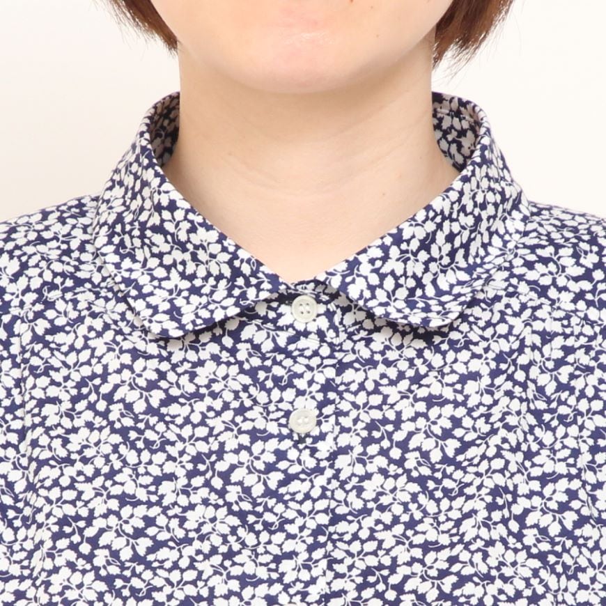 【20%OFF】【サイズ２のみ ラスト１点ずつ】リバティ半袖レギュラーシャツ(2408)