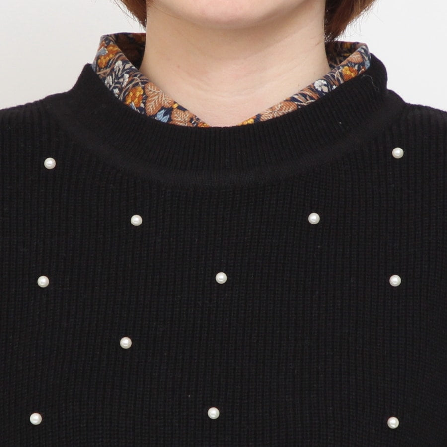 【50%OFF】sosottoパールニットベスト