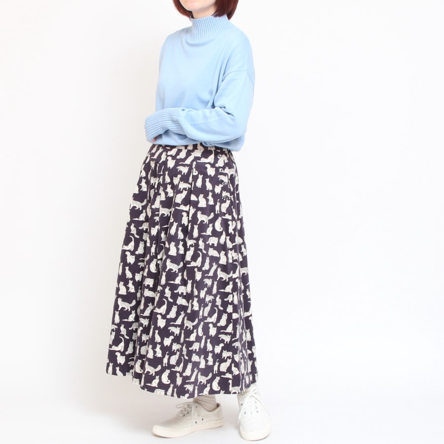 【MINTのみ】mao madeソフトコットンハイネックプルオーバー(2411)