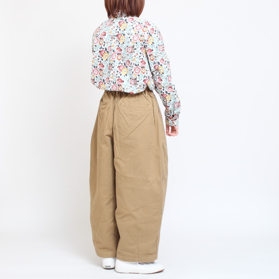 【20％OFF】【CAMELのみ ラスト1点】コーデュロイLIBERTYボックスレギュラーシャツ(2411)
