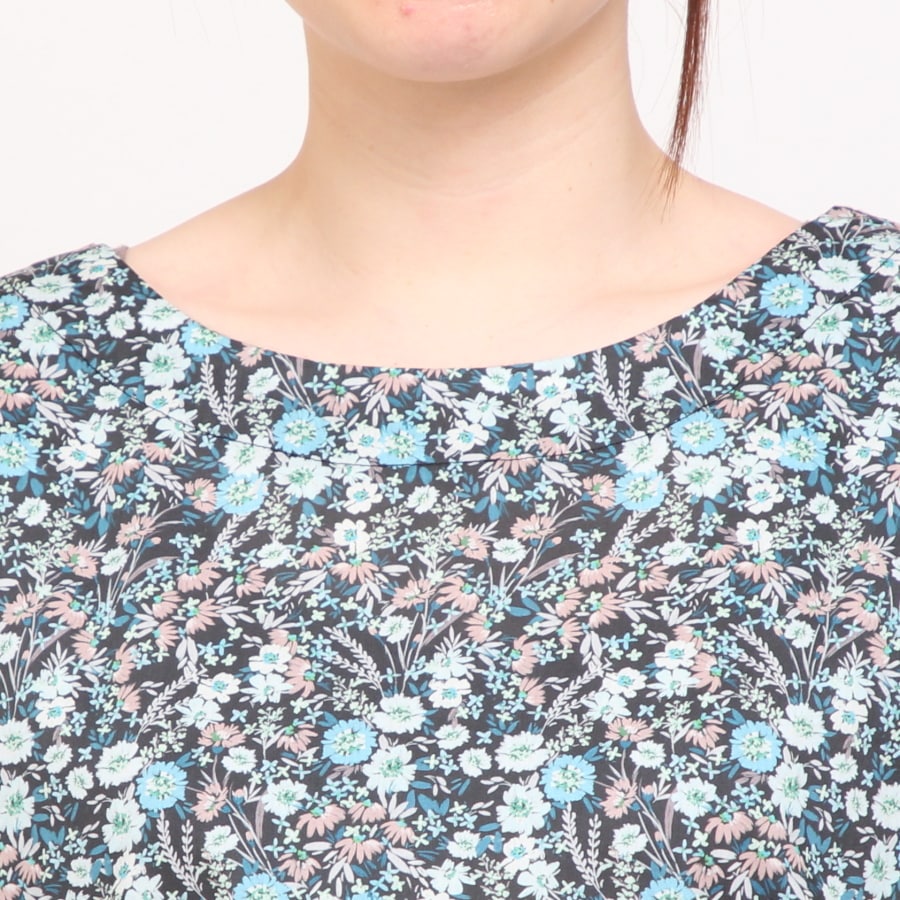 【20％OFF】【BEIGE・GRAYのみ ラスト1点ずつ】LIBERTY MIXボートネックプルオーバー67042