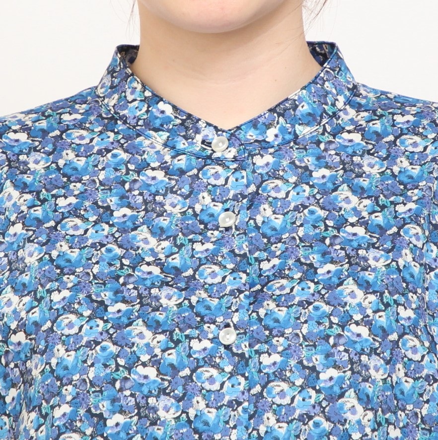 【20％OFF】【BLUEのみ 残り僅か】リバティバンドカラーフレアワンピース(2501)