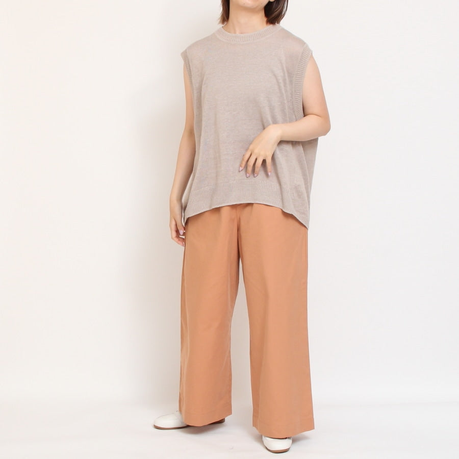 Pont de Chalons コットンテンセルストレートパンツ(2507)