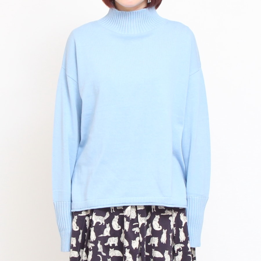 【MINTのみ】mao madeソフトコットンハイネックプルオーバー(2411)