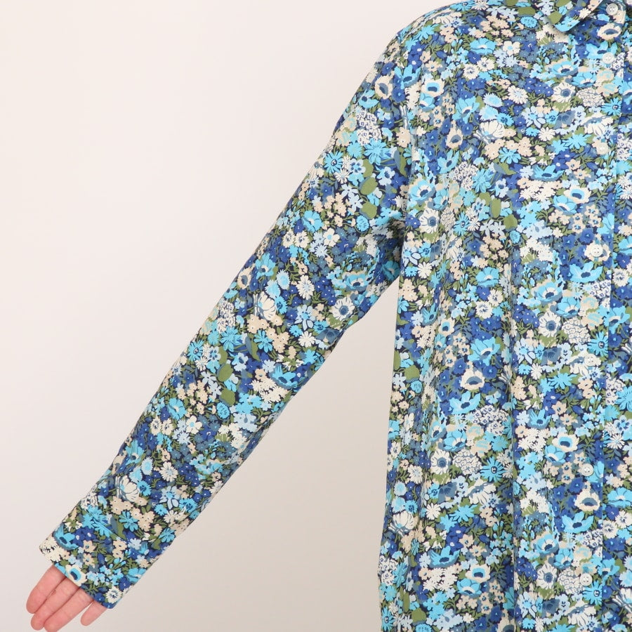 LIBERTY長袖レギュラーカラーワンピース(2503)