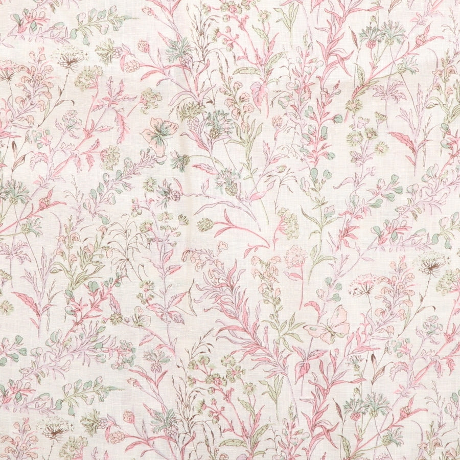【再値下げ】【PINK・BLUEラスト１点ずつ】フランダースLIBERTY5分袖変形フリルシャツ2504